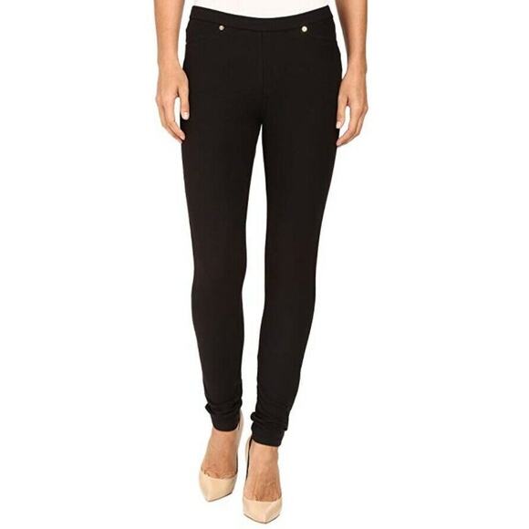 Michael‎ Michael Kors Women’s Basics Stretch Pull-On Leggings Pants Size M Black - Picture 1 of 8
